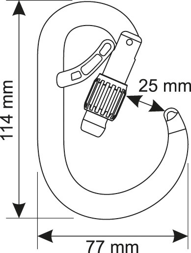 Mosqueto Camp CORE BELAY LOCK