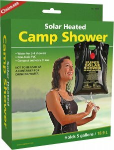 Ducha Coghlan's Solar Heated Camp Shower