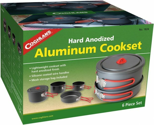 Kit de Panelas Coghlan's Hard Anodized Family Cook Set